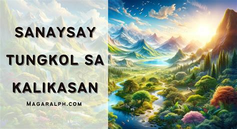 Sanaysay Tungkol sa Kalikasan (6 Sanaysay) — MagaralPH.